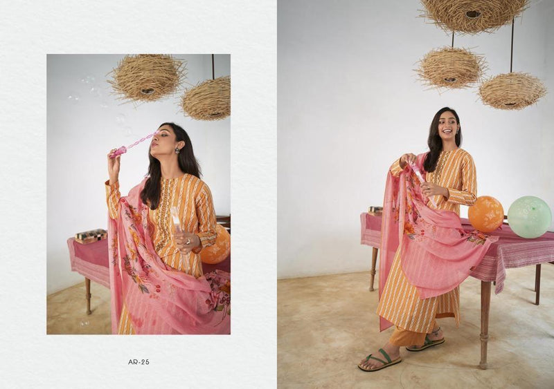 Varsha Ehrum Amara Cotton Printed Party Wear Salwar Suits With Beautiful Embroidery