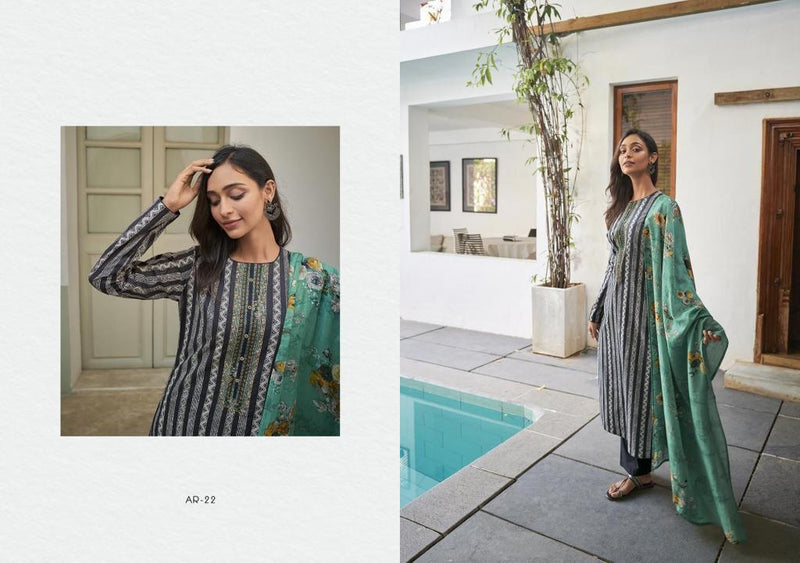 Varsha Ehrum Amara Cotton Printed Party Wear Salwar Suits With Beautiful Embroidery