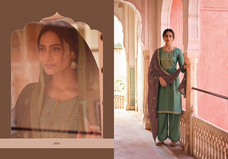 Kasmeera Ekaaya Vol 2 Fabulous Silk Party Wear Ready Made Salwar Suits