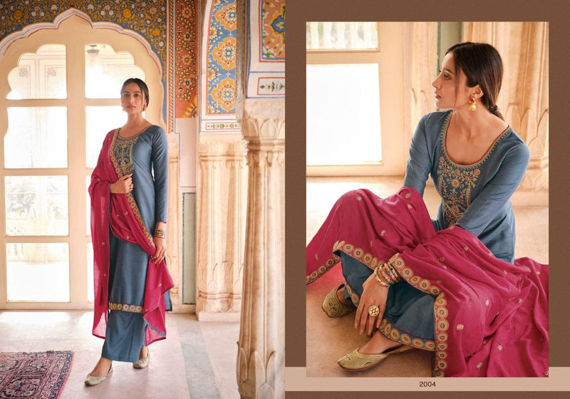 Kasmeera Ekaaya Vol 2 Fabulous Silk Party Wear Ready Made Salwar Suits
