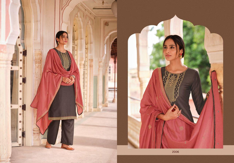 Kasmeera Ekaaya Vol 2 Fabulous Silk Party Wear Ready Made Salwar Suits