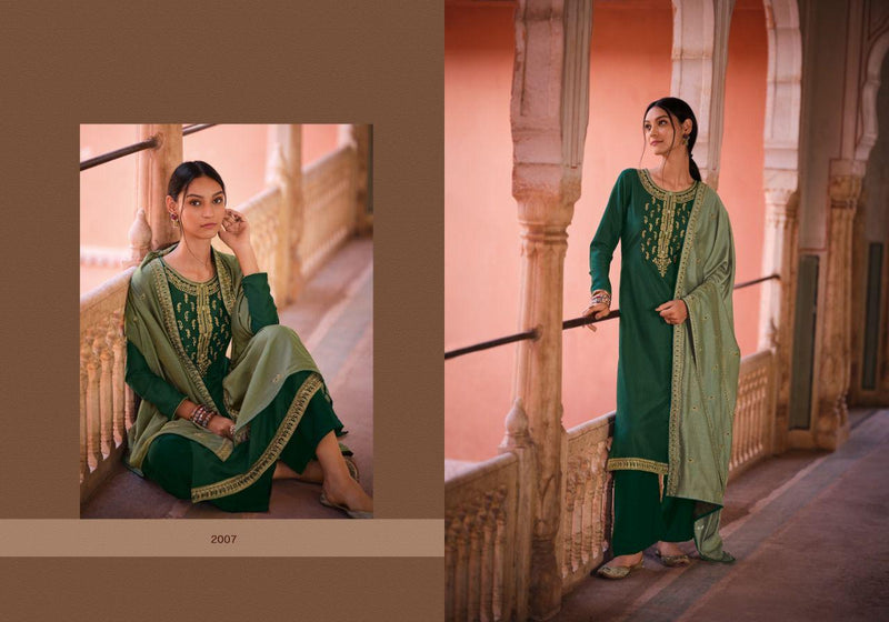 Kasmeera Ekaaya Vol 2 Fabulous Silk Party Wear Ready Made Salwar Suits