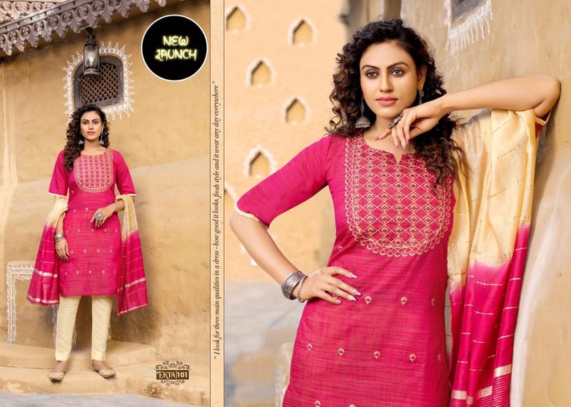 Riya Ekta Vol 1 Fancy Hand Work With Embroidery Work stylish Designer Casual Look Kurti