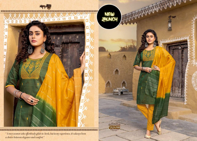 Riya Ekta Vol 1 Fancy Hand Work With Embroidery Work stylish Designer Casual Look Kurti