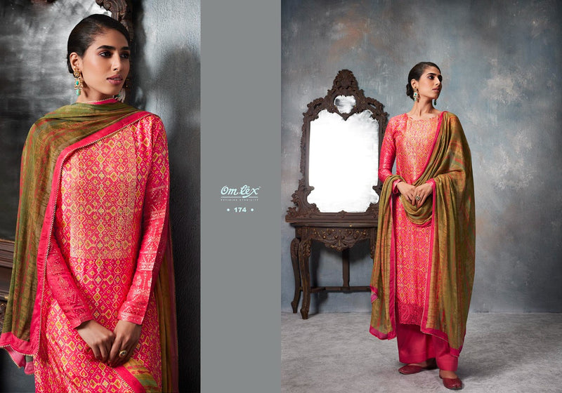 Omtex Elaina Jacquard With Heavy Embroidery Work Stylish Designer Casual Look Festive Wear Salwar Kameez