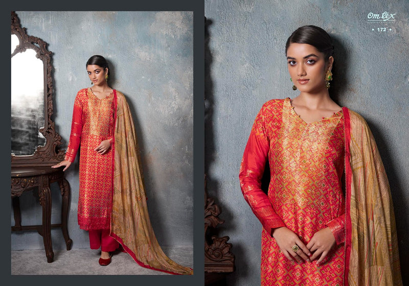 Omtex Elaina Jacquard With Heavy Embroidery Work Stylish Designer Casual Look Festive Wear Salwar Kameez