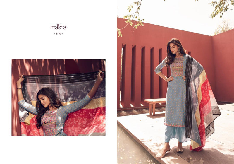 Maisha Elaina Jam Satin Party Wear Salwar Suits With Fancy Prints & Embroidery