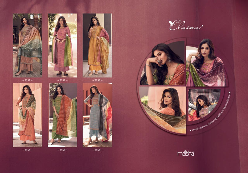 Maisha Elaina Jam Satin Party Wear Salwar Suits With Fancy Prints & Embroidery