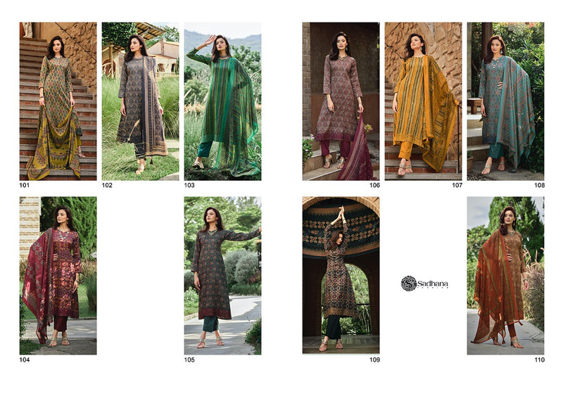 Sadhana Fashion Elan Jam Silk With Heavy Embroidery Work Stylish Designer Festive Wear Salwar Kameez