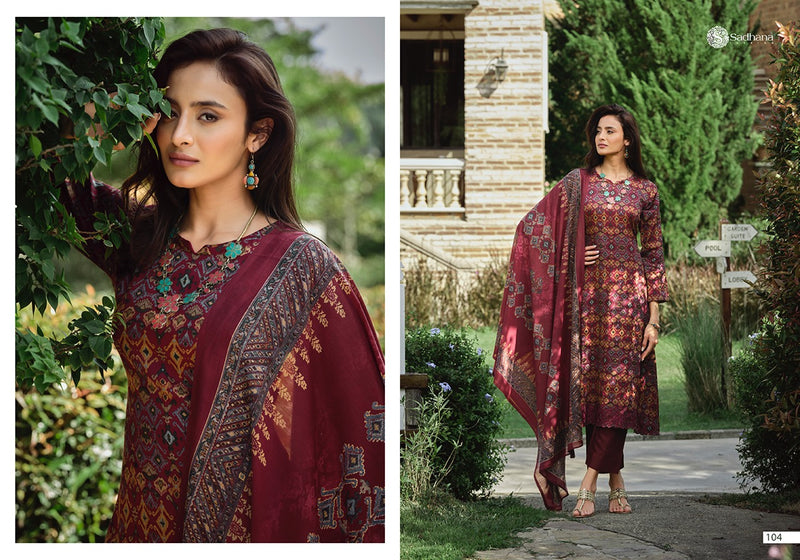 Sadhana Fashion Elan Jam Silk With Heavy Embroidery Work Stylish Designer Festive Wear Salwar Kameez
