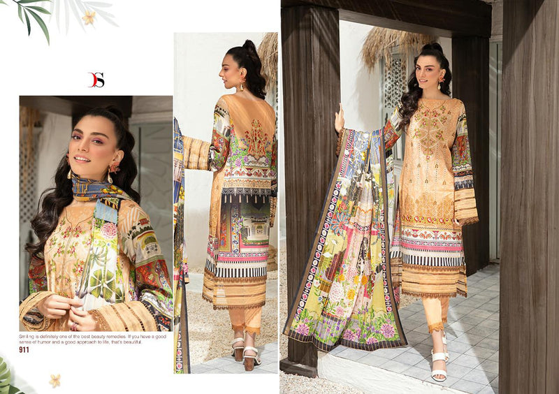 Deepsy Suit Elan Vol 13 Satin Silk With Embroidery Work Stylish Designer Pakistani Salwar Kameez