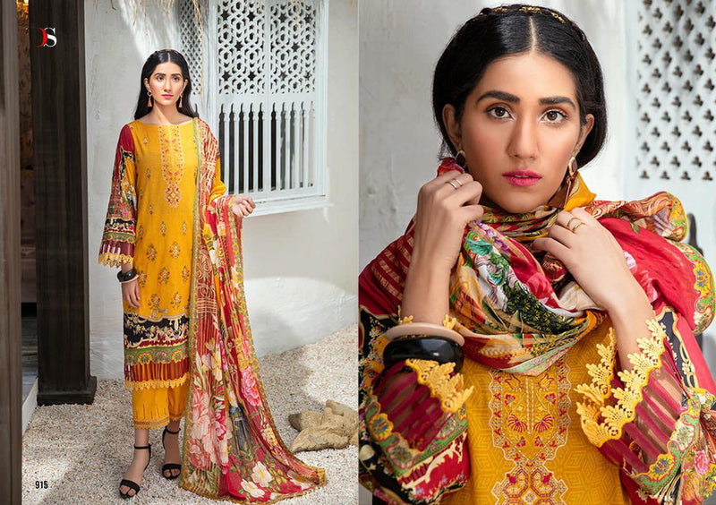 Deepsy Suit Elan Vol 13 Satin Silk With Embroidery Work Stylish Designer Pakistani Salwar Kameez