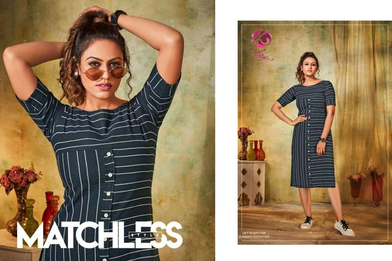 Kurti Times Enlight Cotton Fancy Western Wear Kurtis