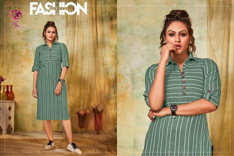 Kurti Times Enlight Cotton Fancy Western Wear Kurtis