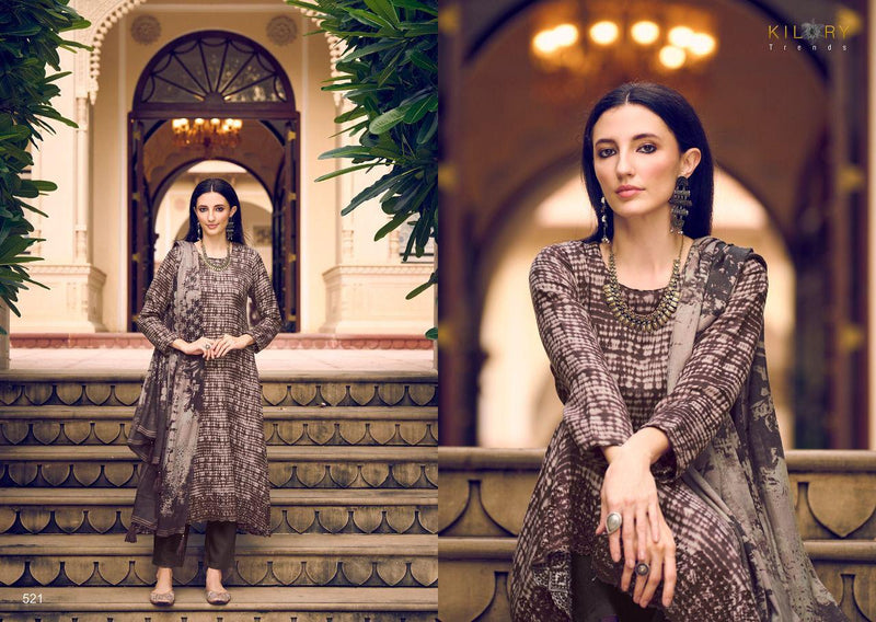 Kilory Trends Ensemble Pashmina With Heavy Embroidery Work Stylish Designer Casual Wear Salwar Kameez