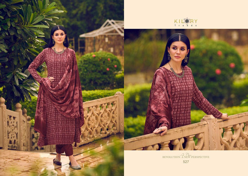 Kilory Trends Ensemble Pashmina With Heavy Embroidery Work Stylish Designer Casual Wear Salwar Kameez
