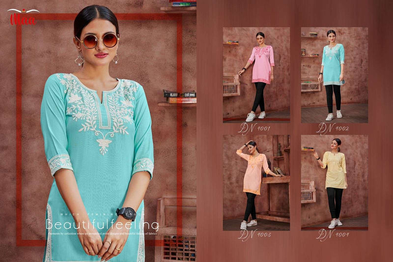 Maa Creation Eric Fancy Designer Short Fancy Casual Wear Kurtis