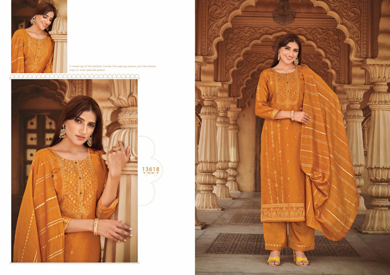 Kalaroop Kajree Erika Jacquard With Embroidery Work Stylish Designer Casual Wear Salwar Kameez