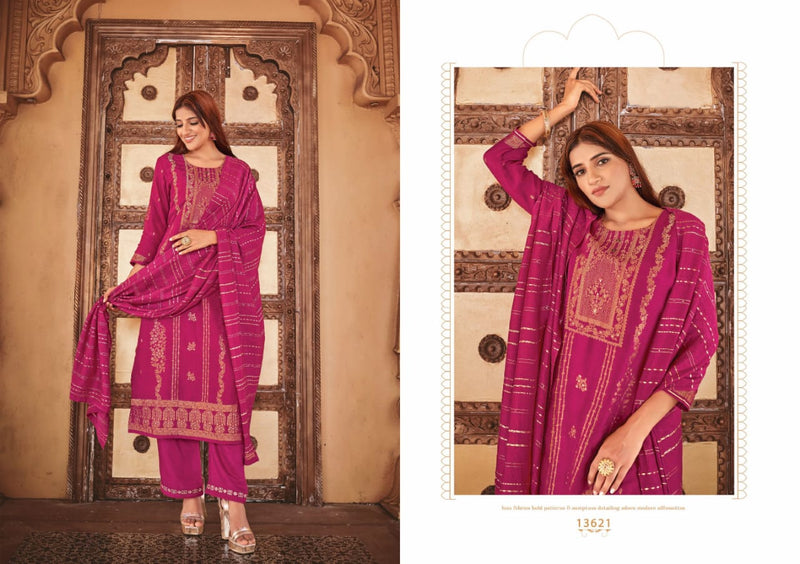 Kalaroop Kajree Erika Jacquard With Embroidery Work Stylish Designer Casual Wear Salwar Kameez