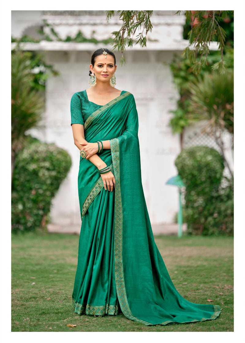 Kashvi Creation Eshika Dola Silky Party Wear Sarees With Beautiful Colors