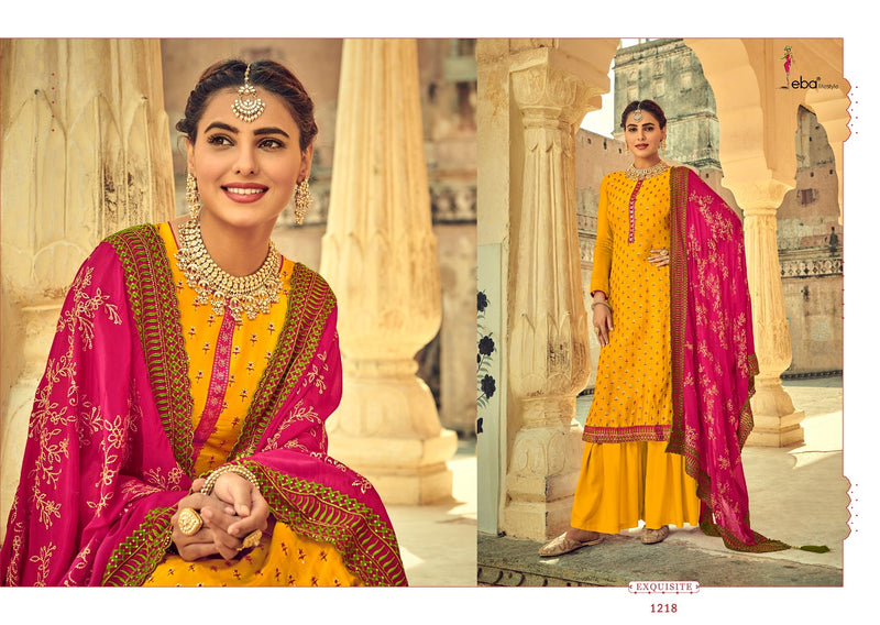Eba Lifestyle Libaas Nx Heavy Chinon With Embroidery Work Salwar Kameez