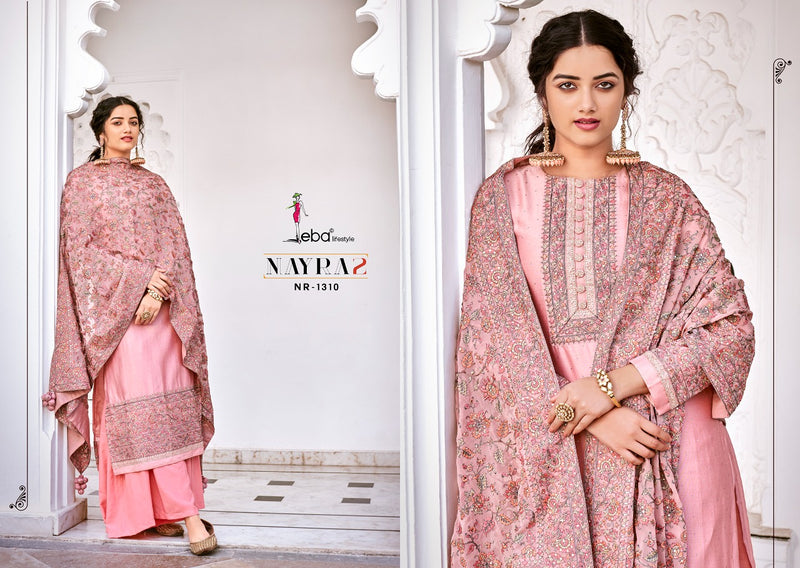 Eba Lifestyle Nayra Vol 2 Viscose Silk Heavy Embroidery Work Salwar Kameez