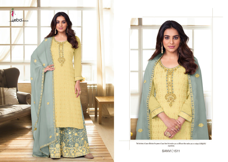 Eba Lifestyle Sanvi Heavy Chinon Embroidered Work Salwar Suit