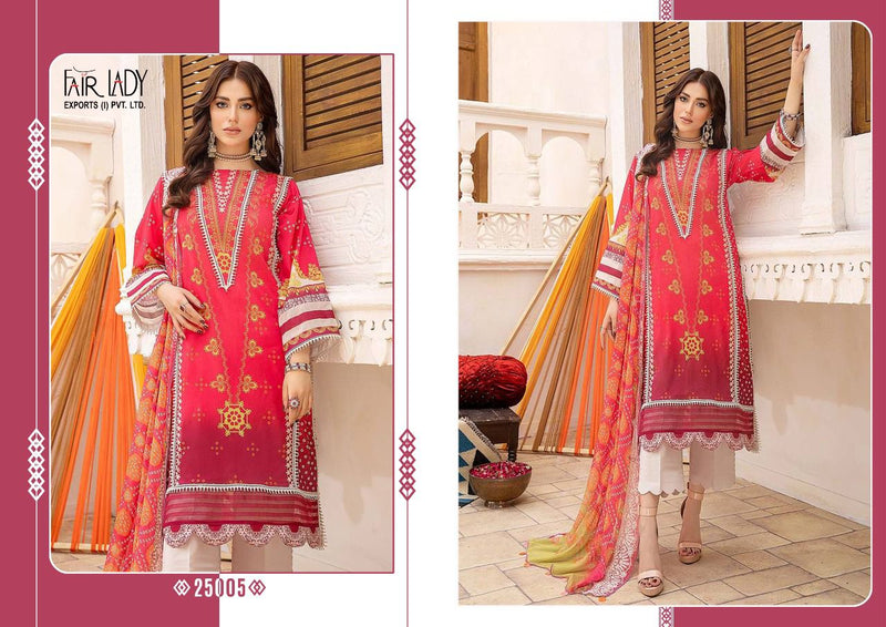 Fair Lady  Aniiq Chunari Lawn Cotton Print Stylish Designer Salwar Kameez