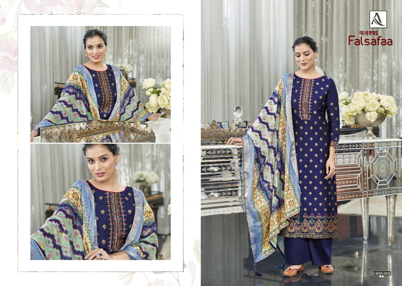 Alok Suits Falsafaa Viscose Designer Party Wear Salwar Kameez With Beautiful Embroidery Work