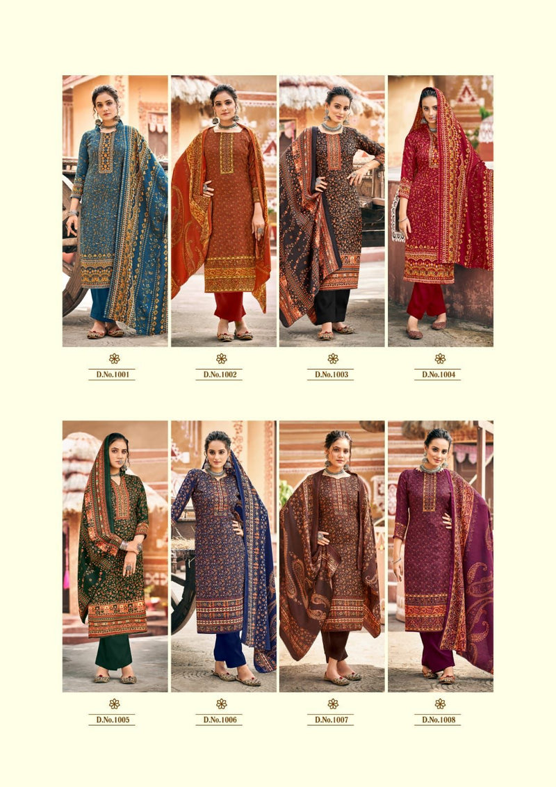 Roli Moli Creation Fanna Pashmina With Beautiful Printed Work Stylish Designer Casual Wear Salwar Suit