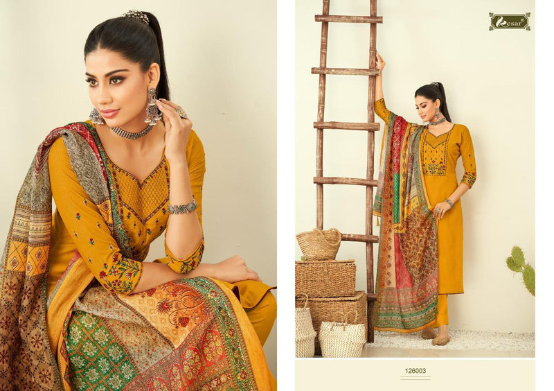 Kesar Fanna Lawn Cotton Printed Party Wear Salwar Kameez With Fancy Embroidery
