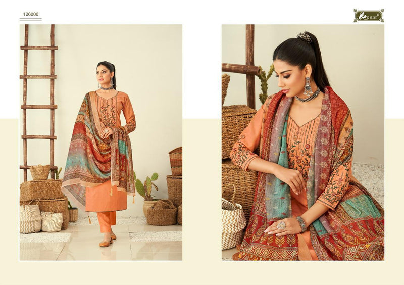 Kesar Fanna Lawn Cotton Printed Party Wear Salwar Kameez With Fancy Embroidery