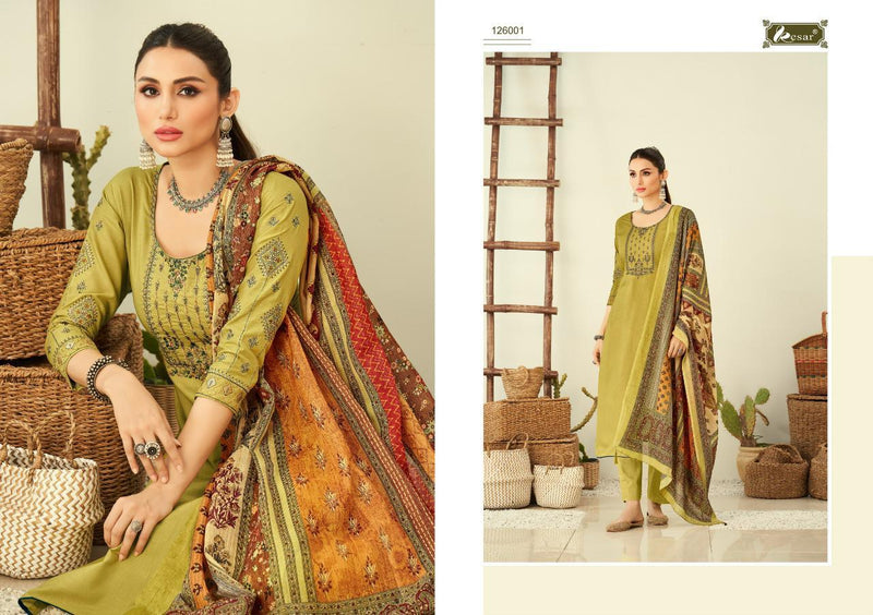 Kesar Fanna Lawn Cotton Printed Party Wear Salwar Kameez With Fancy Embroidery