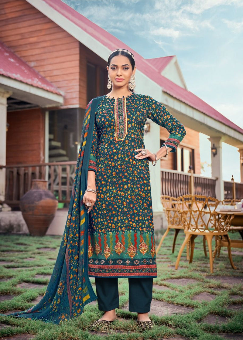 Roli Moli Fanna Vol 2 Pashmina With Heavy Beautiful Work Stylish Designer Salwar Kameez