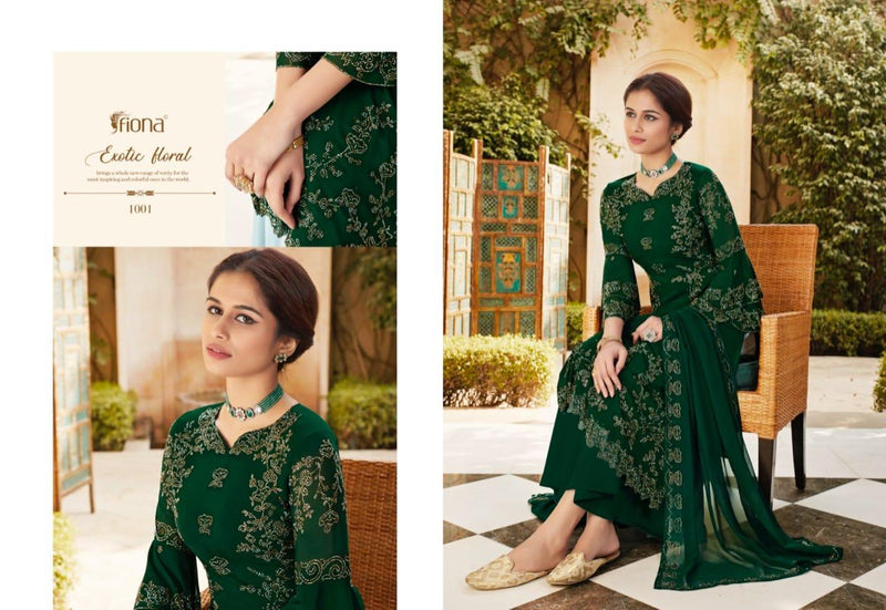 Fiona Fantasy Georgette With Heavy Beautiful Work Stylish Designer Party Wear Salwar Kameez