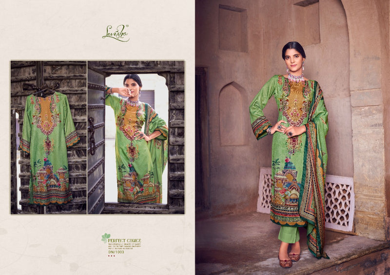 Levisha Farhna Pashmina With Fancy Work Stylish Designer Casual Look Pakistani Salwar Kameez