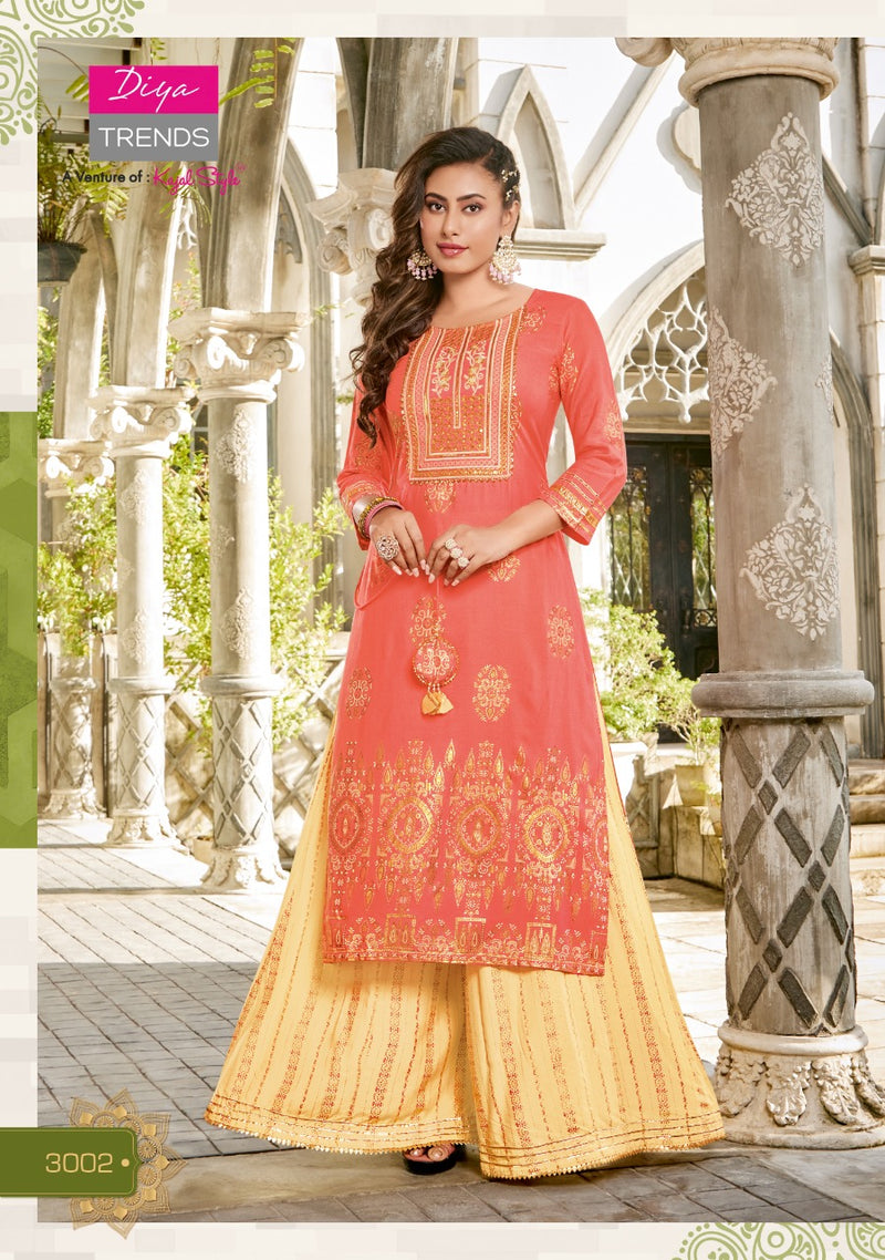 Diya Trends Tadka Vol 3 Rayon With Heavy Embroidery Work Stylish Designer Wedding Wear Fancy Kurti