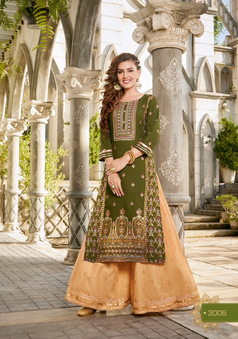 Diya Trends Tadka Vol 3 Rayon With Heavy Embroidery Work Stylish Designer Wedding Wear Fancy Kurti