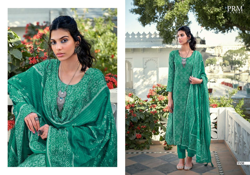 Prm Trendz Fazia Jam Cotton Digital Print Salwar Kameez With Fancy Embroidery