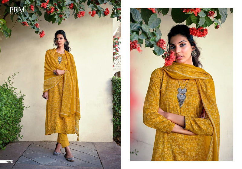 Prm Trendz Fazia Jam Cotton Digital Print Salwar Kameez With Fancy Embroidery