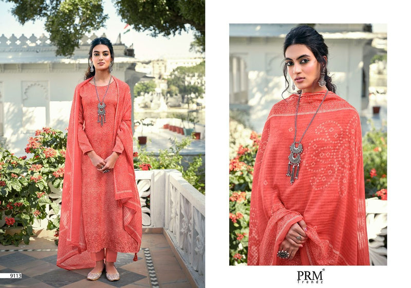 Prm Trendz Fazia Jam Cotton Digital Print Salwar Kameez With Fancy Embroidery