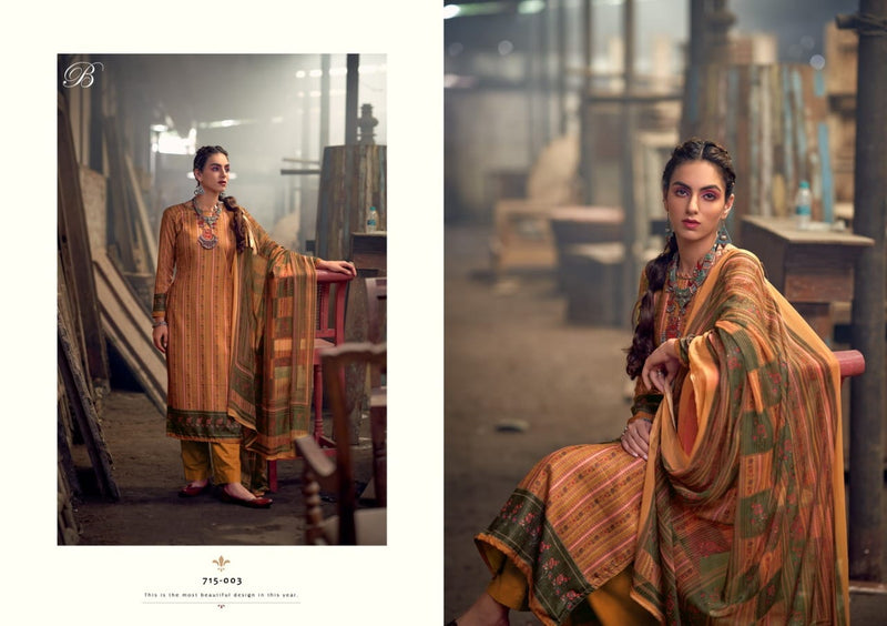 Belliza Felix Pashmina With Fancy Work Stylish Designer Party Wear Salwar Kameez