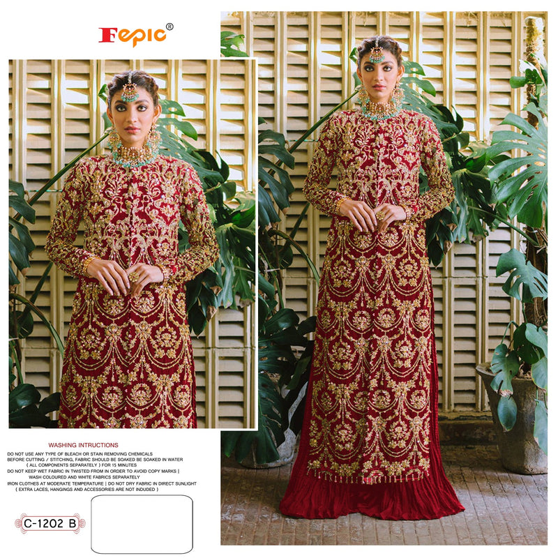 Fepic Rosemeen C 1202 Butterfly Net Designer Pakistani Style Weeding Wear Salwar Suits