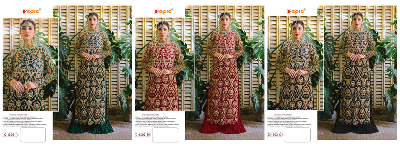 Fepic Rosemeen C 1202 Butterfly Net Designer Pakistani Style Weeding Wear Salwar Suits