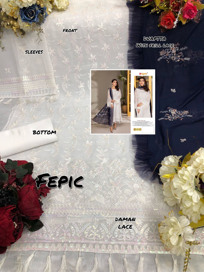 Fepic Rosemeen D 5173 Georgette Party Wear Pakistani Style Salwar Kameez