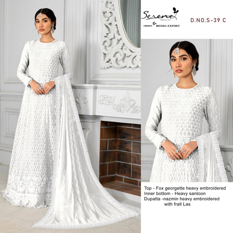 Serene Feza Vol 2 Fox Georgette Heavy Designer Pakistani Style Salwar Suits