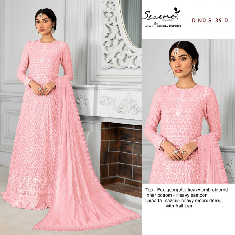 Serene Feza Vol 2 Fox Georgette Heavy Designer Pakistani Style Salwar Suits