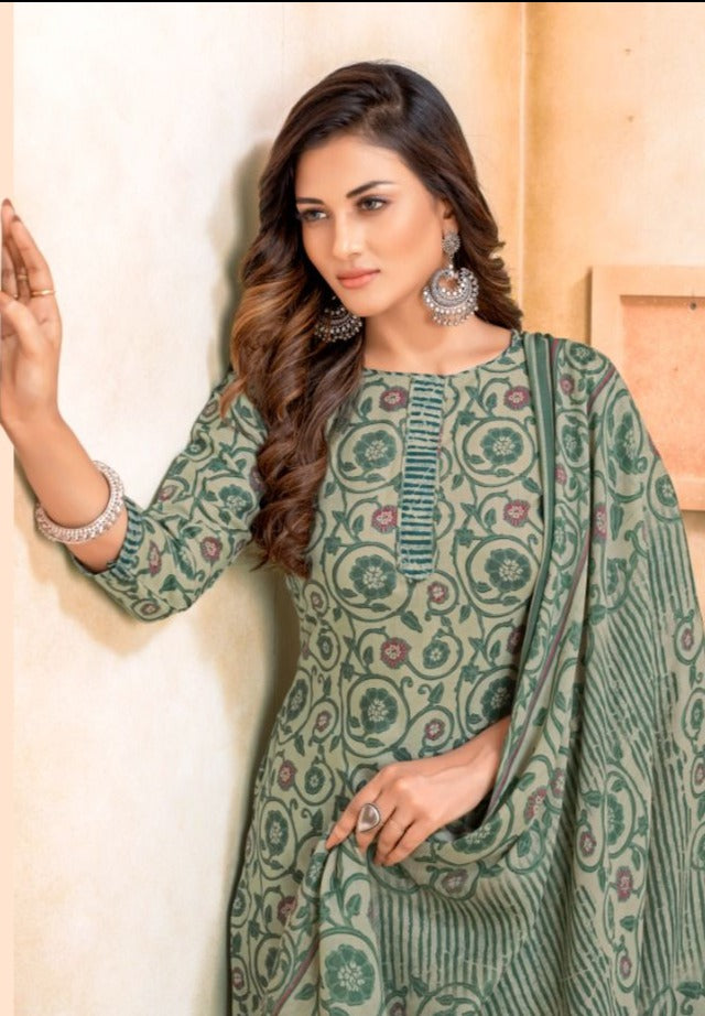 Shiv Gori Silk Mills Fiona Vol 2 Cotton Fancy Printed Patiyala Style Festive  Wear Salwar Suits