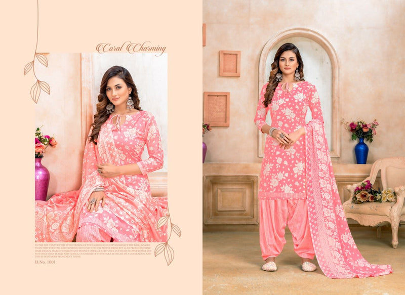 Shiv Gori Silk Mills Fiona Vol 2 Cotton Fancy Printed Patiyala Style Festive  Wear Salwar Suits