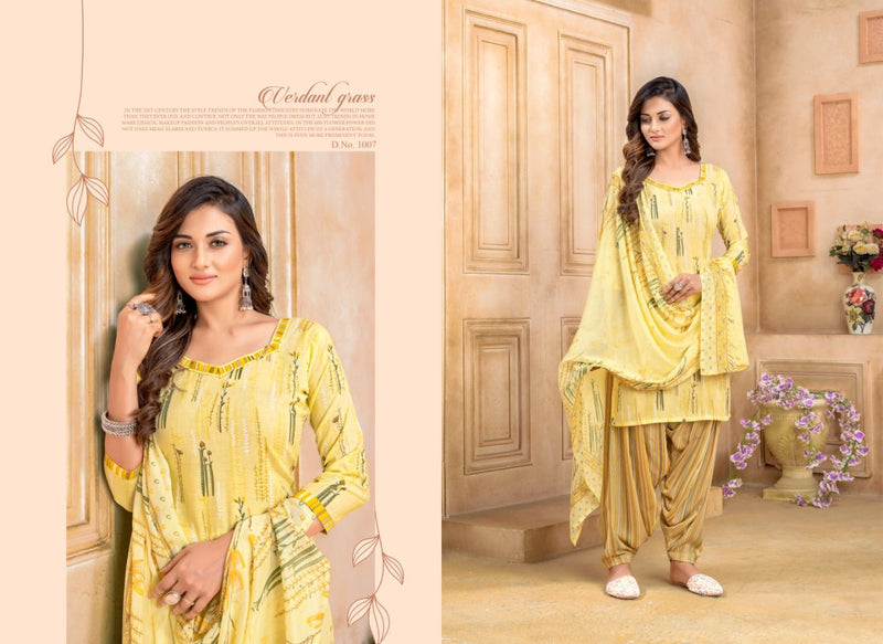 Shiv Gori Silk Mills Fiona Vol 2 Cotton Fancy Printed Patiyala Style Festive  Wear Salwar Suits